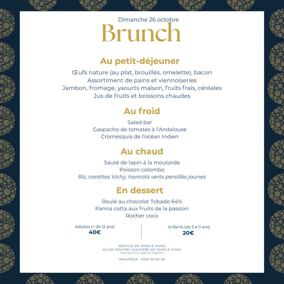 Le 26 octobre, c&rsquo;est le brunch du P&rsquo;tit Bleu !