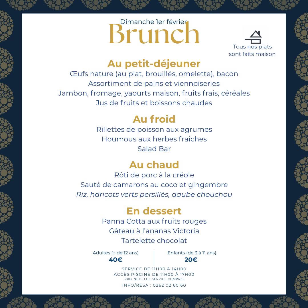 Dimanche 1er février, place au brunch du P’tit Bleu !
