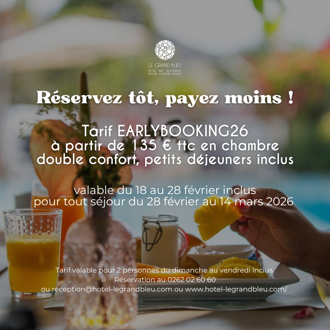 Early booking pour les vacances de Mars